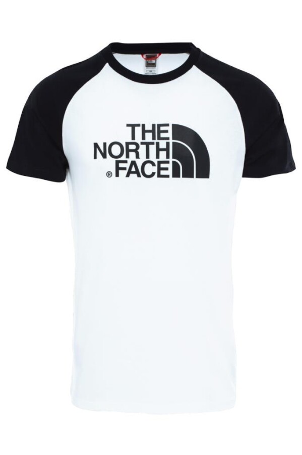 The North Face Raglan Easy Erkek Tişört Siyah/Beyaz 