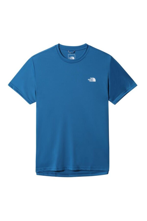 The North Face Reaxion AMP Crew Erkek Tişört Mavi 