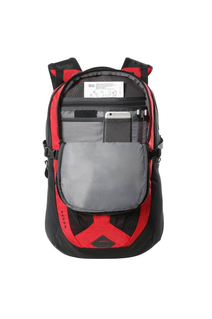 The North Face Recon Sırt Çantası Siyah/Kırmızı - 4