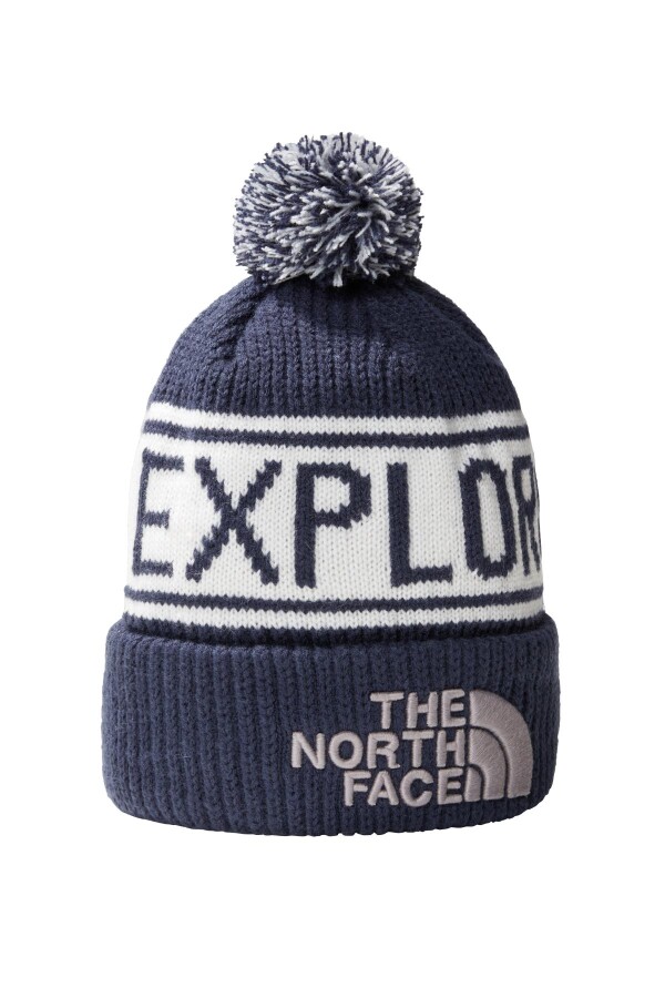 The North Face Retro Tnf Pom Beanie Bere Lacivert 