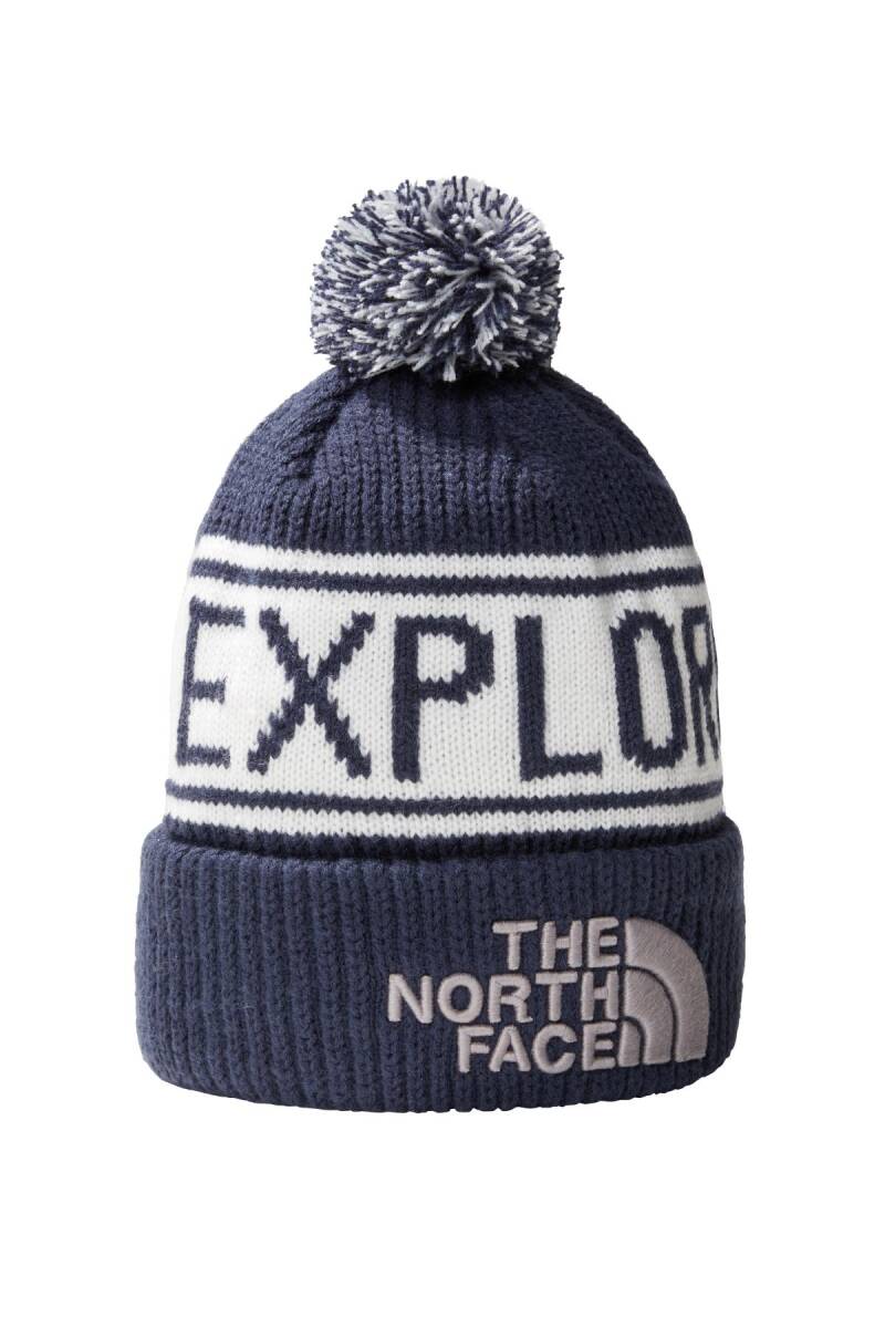 The North Face Retro Tnf Pom Beanie Bere Lacivert - 1