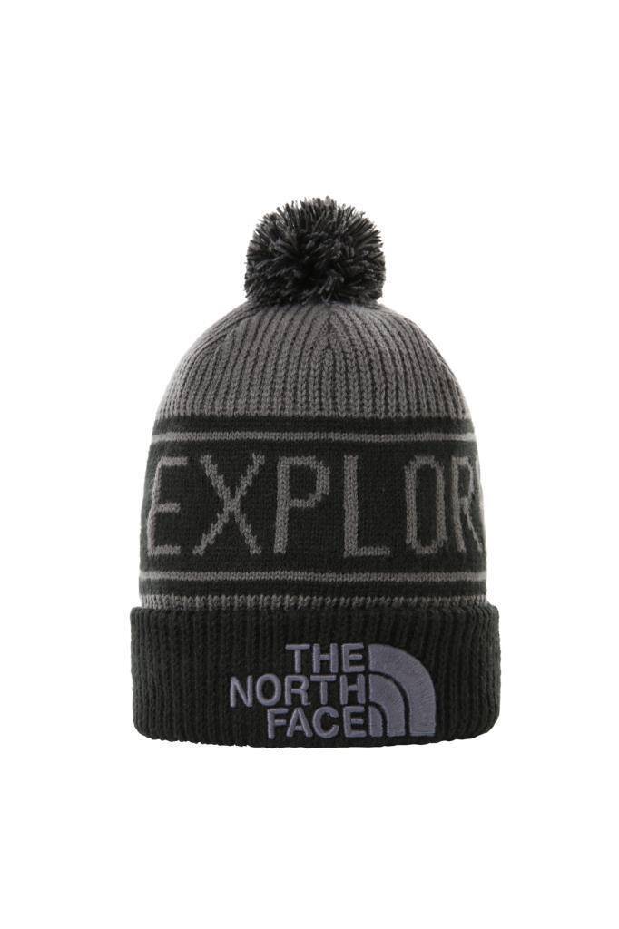 The North Face Retro TNF Pom Bere Siyah/Gri - 3