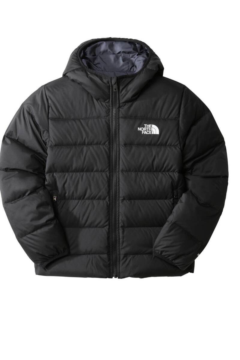 The North Face Reversıble North Down Hooded Ceket Çocuk Siyah - 1