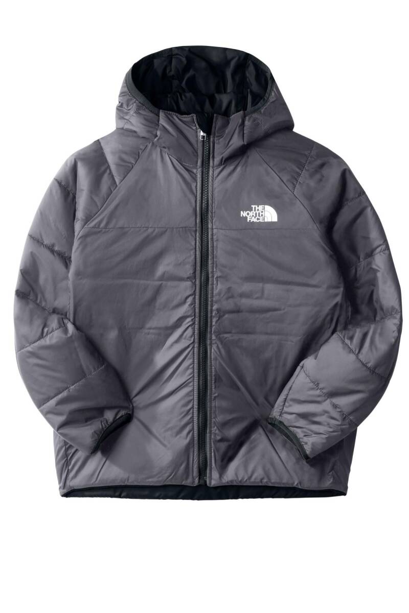 The North Face Reversıble Perrıto Çocuk Ceket Siyah/Gri - 3