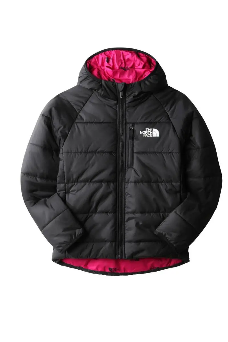 The North Face Reversıble Perrıto Çocuk Ceket Siyah/Pembe - 1