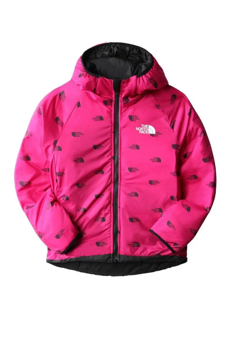 The North Face Reversıble Perrıto Çocuk Ceket Siyah/Pembe - 3
