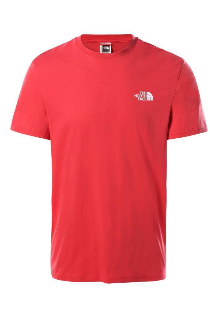 The North Face Simple Dome Erkek Tişört Kırmızı - 1