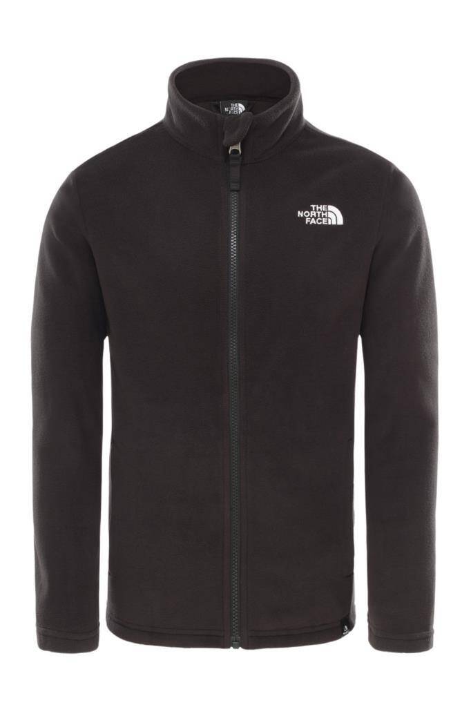 The North Face Snow Quest Tam Fermuarlı Çocuk Polar Siyah - 1