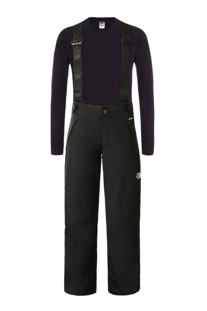 The North Face Snowquest Suspender Çocuk Pantolon Siyah - 1