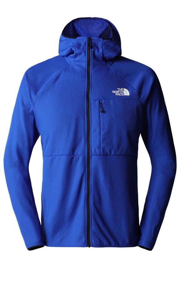 The North Face Summit Futurefleece Tam Fermuarlı Kapüşonlu Hoodie Erkek Mavi 