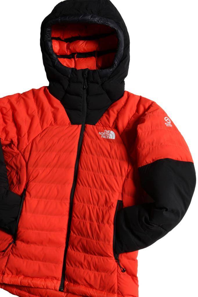 The North Face Summit L3 50/50 Down Hoodie Kadın Mont Kırmızı/Siyah - 3