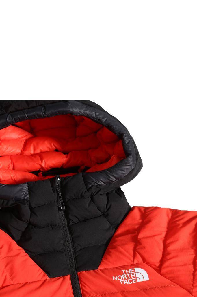 The North Face Summit L3 50/50 Down Hoodie Kadın Mont Kırmızı/Siyah - 5