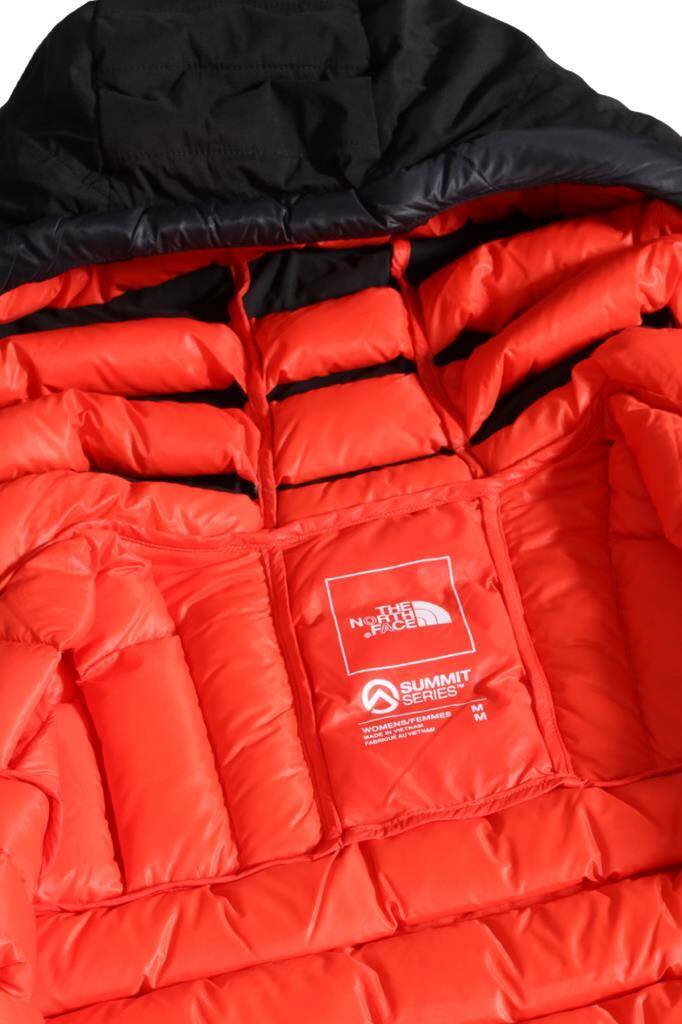 The North Face Summit L3 50/50 Down Hoodie Kadın Mont Kırmızı/Siyah - 7