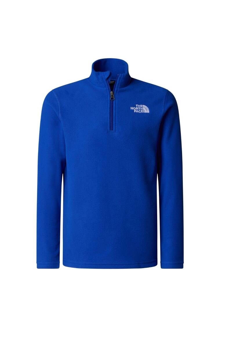 The North Face Teen Çocuk Glacier 1/4 Zip Polar Lacivert - 3