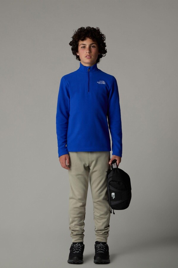 The North Face Teen Çocuk Glacier 1/4 Zip Polar Lacivert - THE NORTH FACE