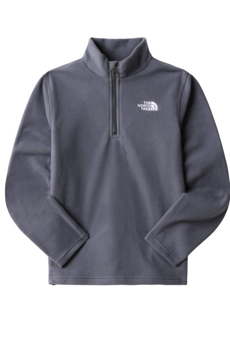 The North Face Teen Glacıer 1/4 Zıp Çocuk Polar Gri - 1