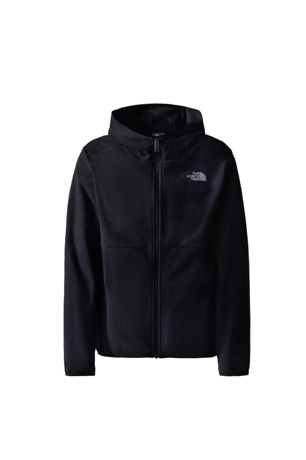 The North Face Teen Glacier F/Z Hooded Jacket Çocuk Ceket Siyah 