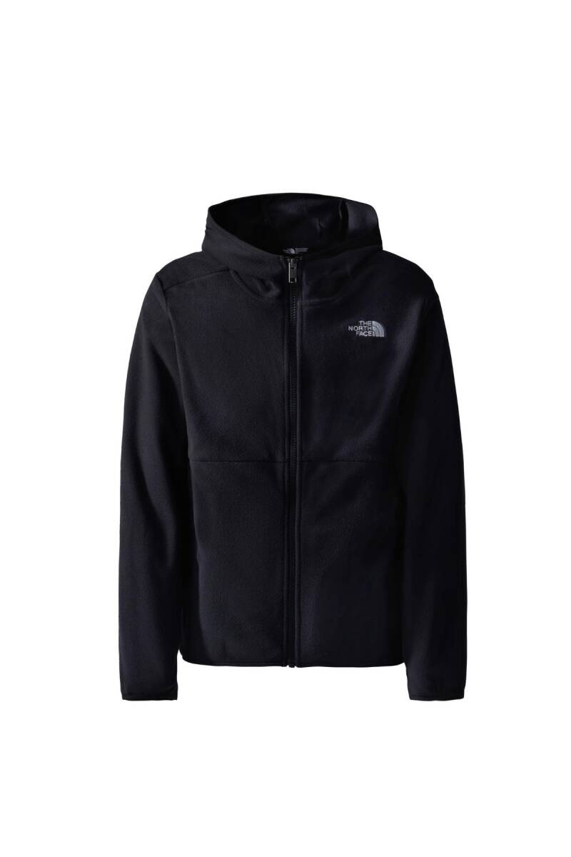 The North Face Teen Glacier F/Z Hooded Jacket Çocuk Ceket Siyah - 1