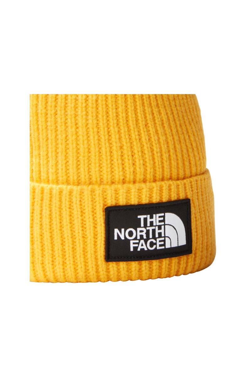 The North Face Tnf Logo Box Cuffed Beanie Bere Sarı - 3