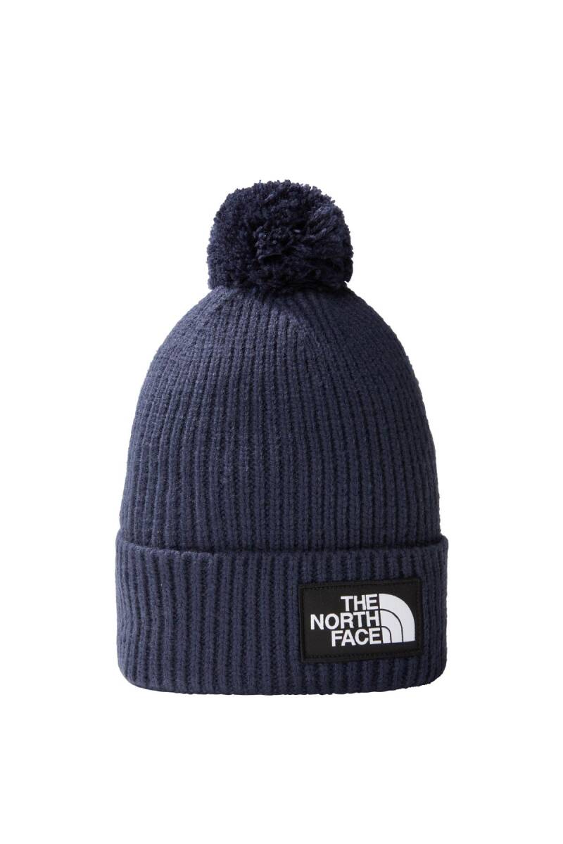 The North Face Tnf Logo Box Pom Beanie Bere Lacivert - 1