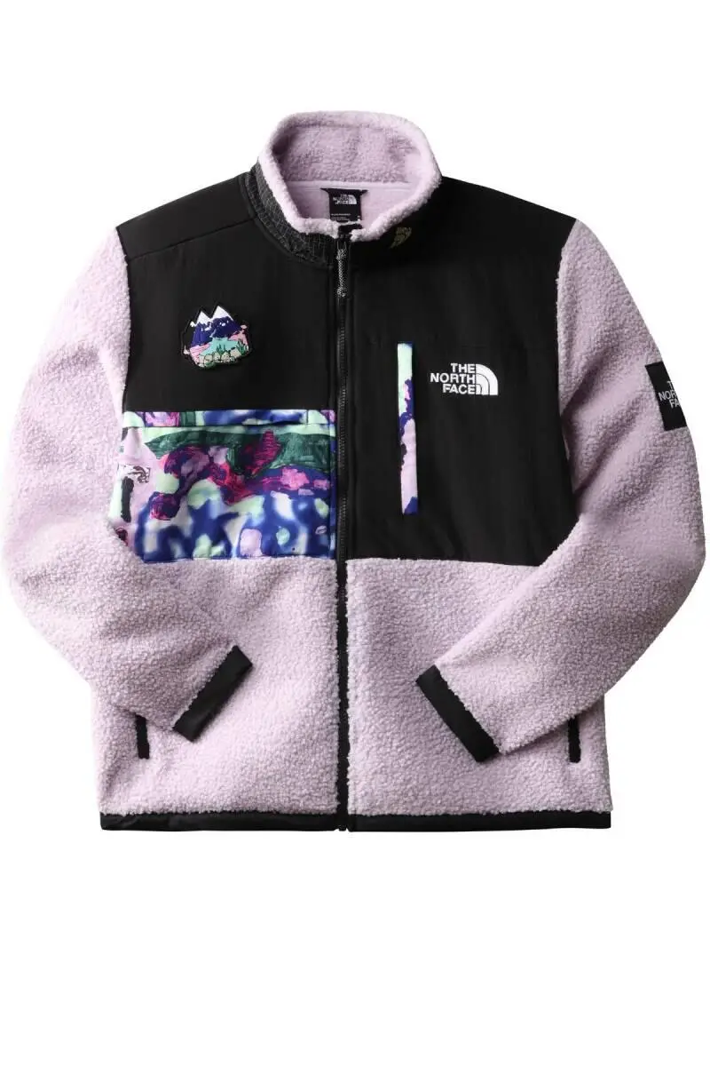 The North Face TNF X Alfıe Kungu M Seasın Denalı Ceket Erkek Lila/Siyah - 1