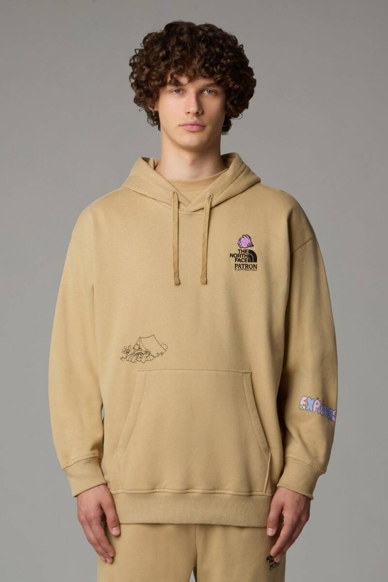 The North Face U Mountaın Cleanup Oversized Hoodie Sweatshirt - 1