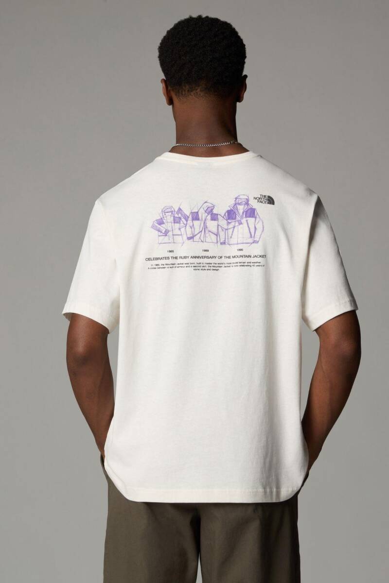 The North Face U S/S MNT Jacket Annıversary Relaxed Te Erkek T-Shirt - 3