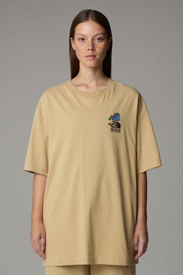The North Face U SS Mountaın Cleanup Oversized Tee T-Shirt 