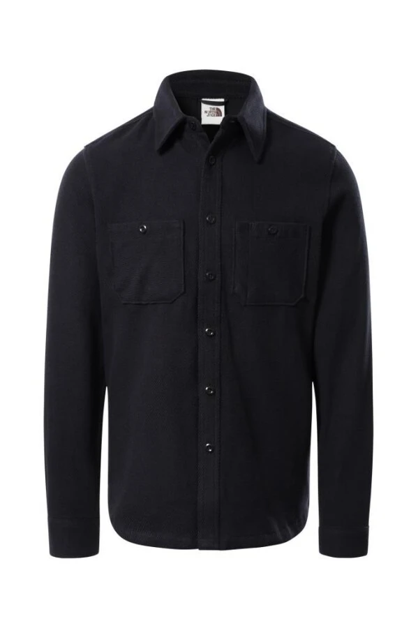 The North Face Valley Twill Flannel Erkek Gömlek Siyah 