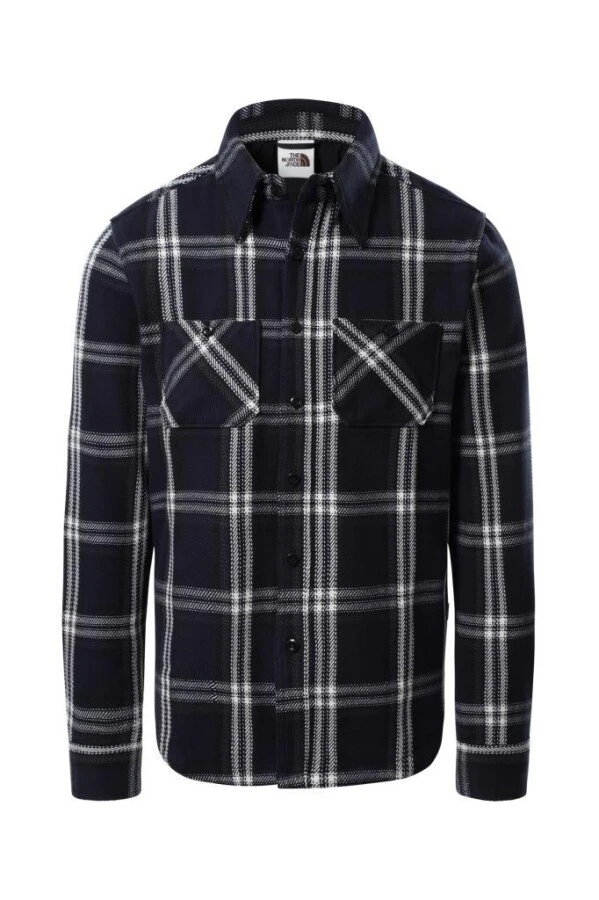 The North Face Valley Twill Flannel Erkek Gömlek Siyah 