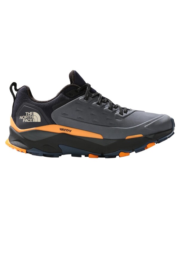 The North Face Vectiv Exploris Futurelight Leather Erkek Deri Ayakkabı Gri/Lacivert 