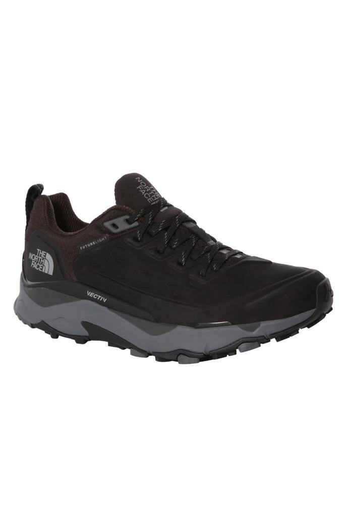 The North Face Vectiv Exploris Futurelight Leather Erkek Deri Ayakkabı Siyah/Gri - 1