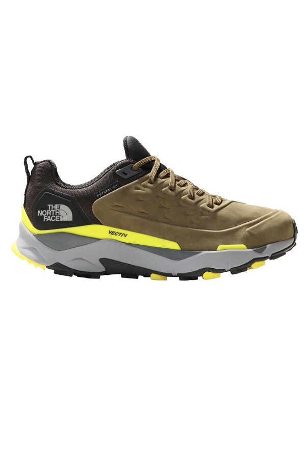 The North Face Vectiv Exploris Futurelight Leather Erkek Deri Ayakkabı Yeşil/Siyah 