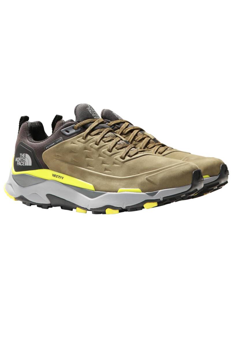 The North Face Vectiv Exploris Futurelight Leather Erkek Deri Ayakkabı Yeşil/Siyah - 5
