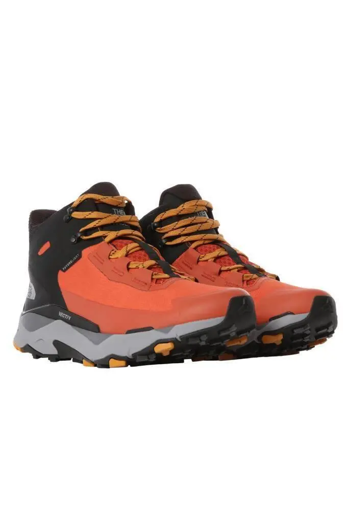 The North Face Vectiv Exploris Mid Futurelight Erkek Bot Turuncu/Siyah - 5