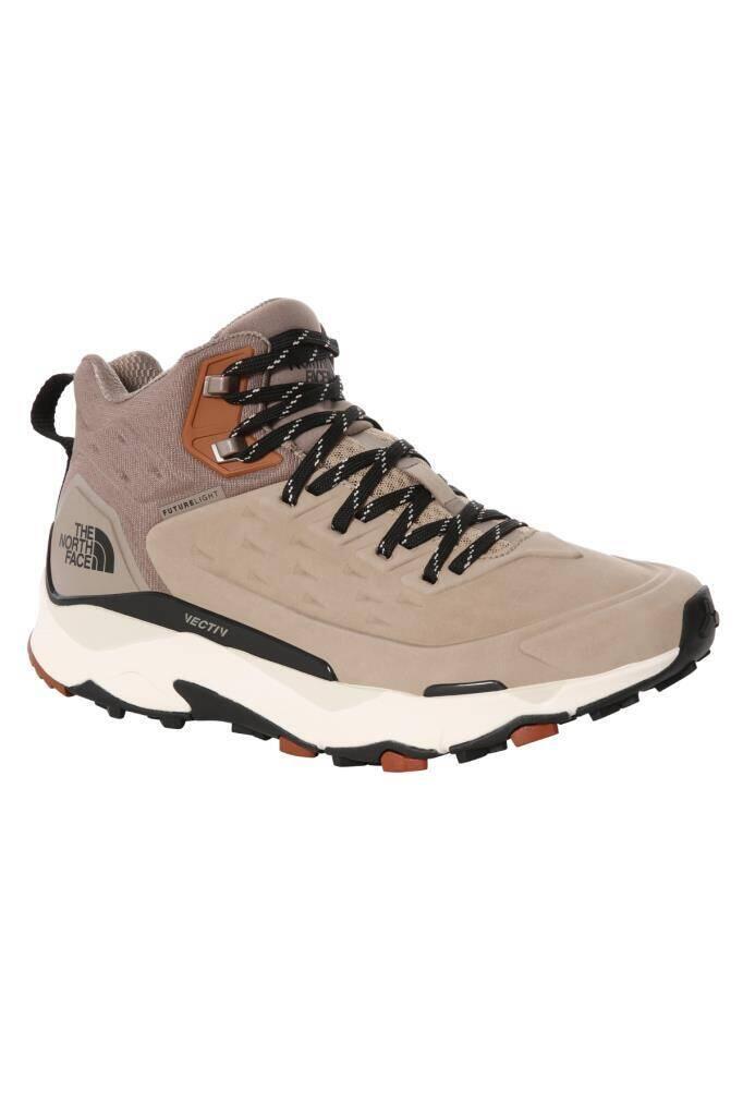 The North Face Vectiv Exploris Mid Futurelight Leather Erkek Deri Bot Bej - 1