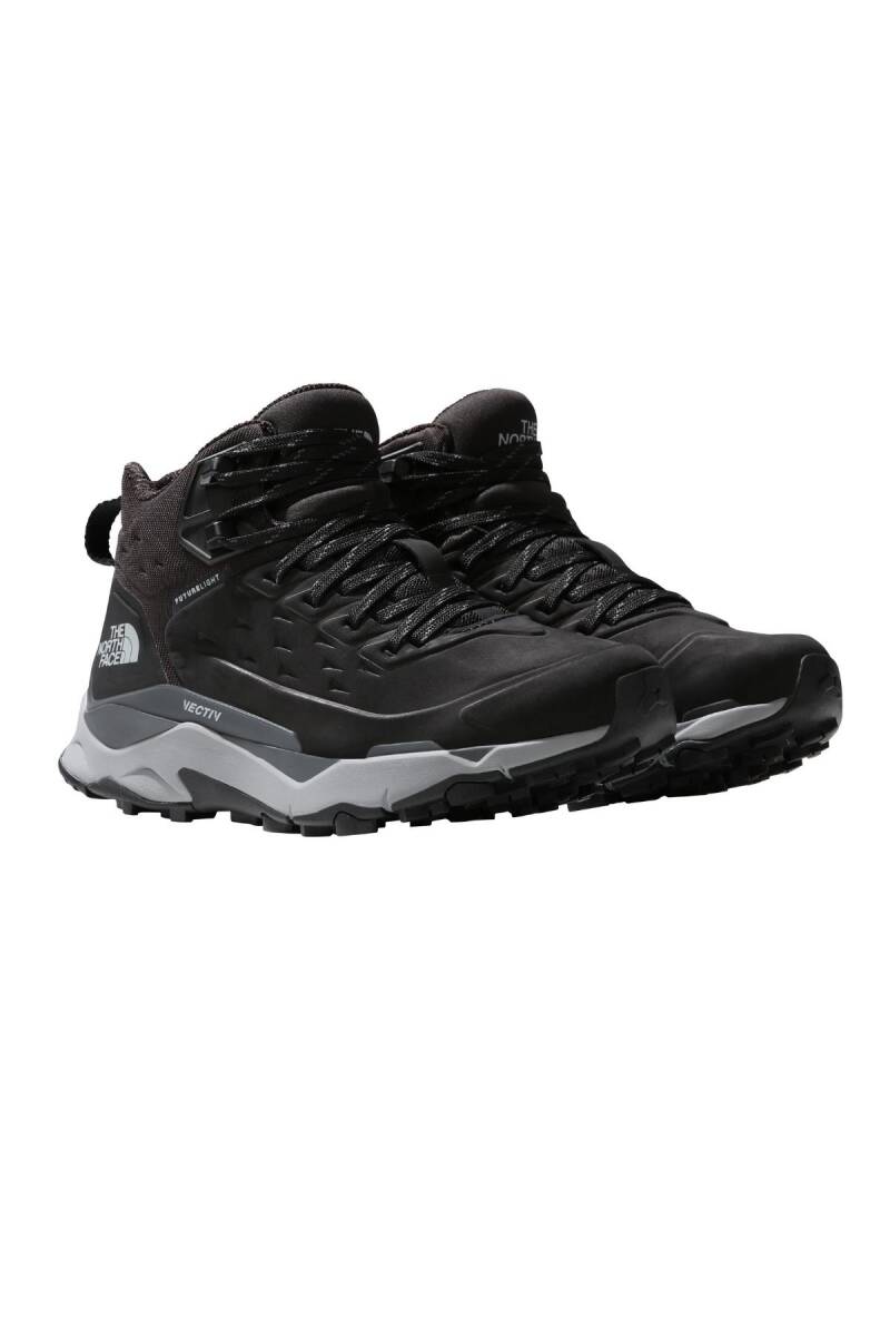 The North Face Vectiv Exploris Mid Futurelight Leather Kadın Deri Bot Siyah/Gri - 5