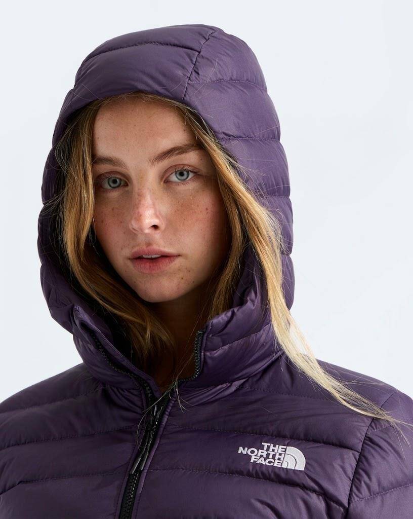 The North Face W CLASSIC DOWN HOODED JACKET Kadın Mont - 4