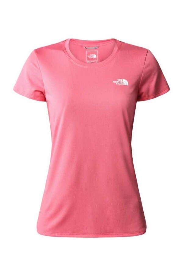 The North Face W Reaxion Amp Crew - Kadın Kısa Kol T-Shirt Pembe - THE NORTH FACE