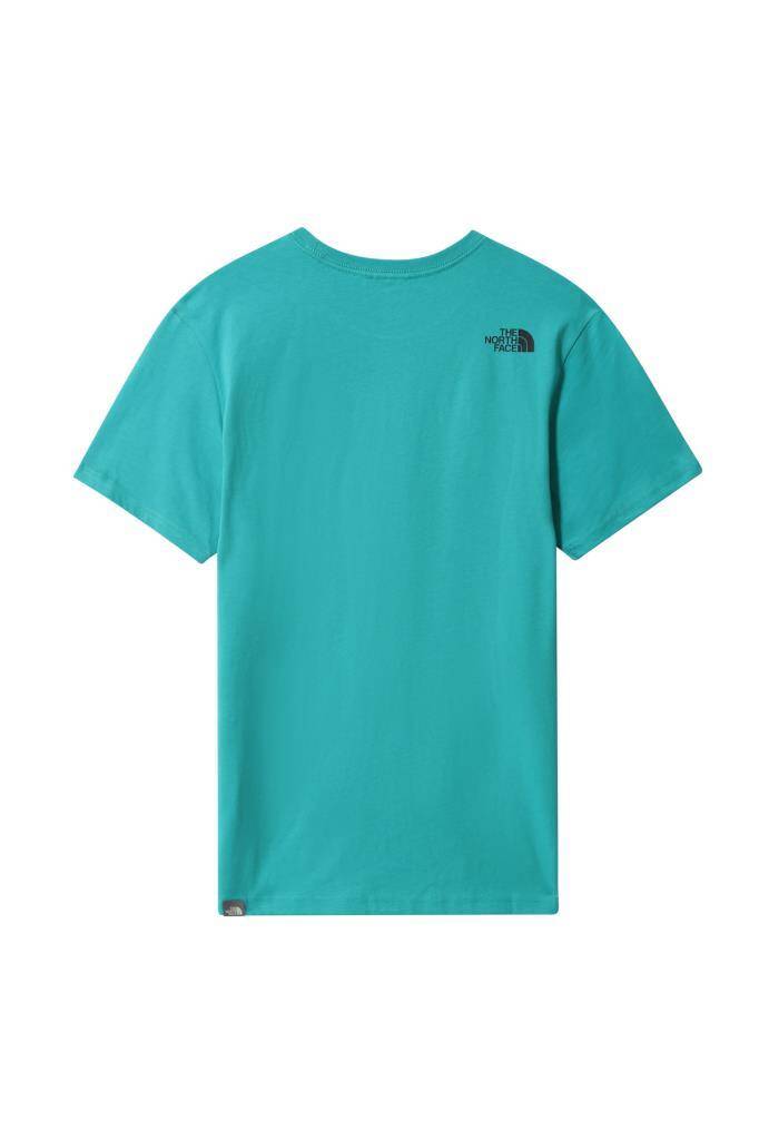 The North Face Woodcut Dome Erkek Tişört Yeşil - 2