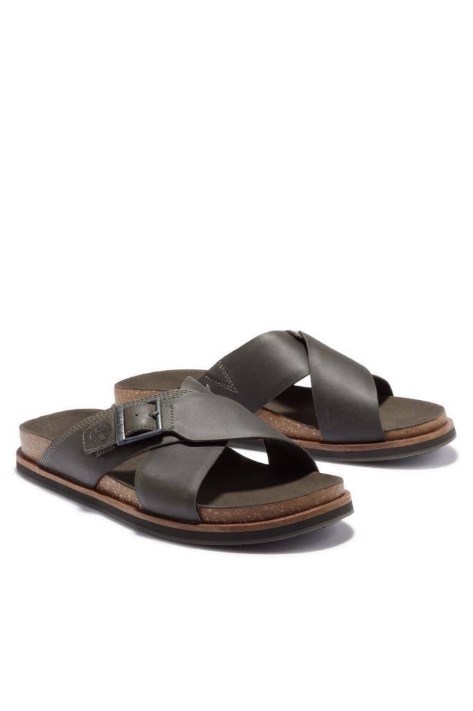 Timberland Amalfi Vibes Cross Slide Erkek Terlik Haki - 4