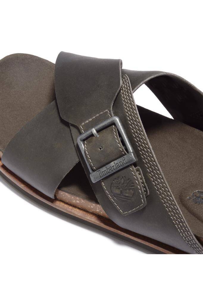 Timberland Amalfi Vibes Cross Slide Erkek Terlik Haki - 6
