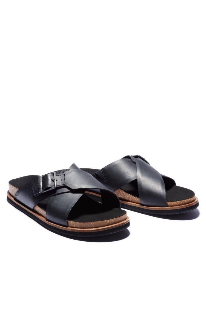 Timberland Amalfi Vibes Cross Slide Erkek Terlik Siyah - 4