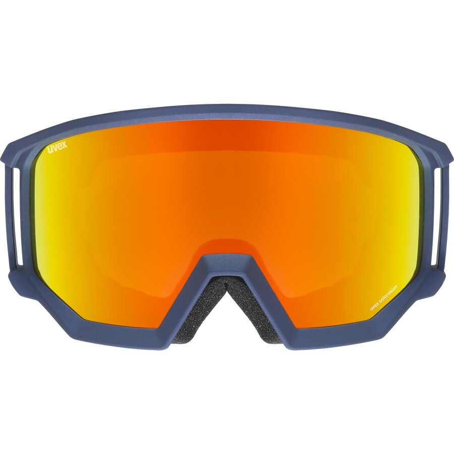 Uvex Athletic Cv Lacivert Mat Sl/Turuncu-Yeşil Kayak Gözlüğü - 2