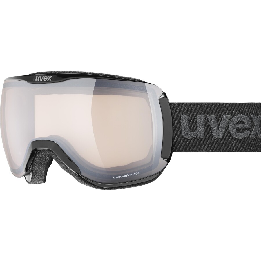 Uvex Downhill 2100 V Siyah Gümüş-Berrak Kayak Gözlüğü 