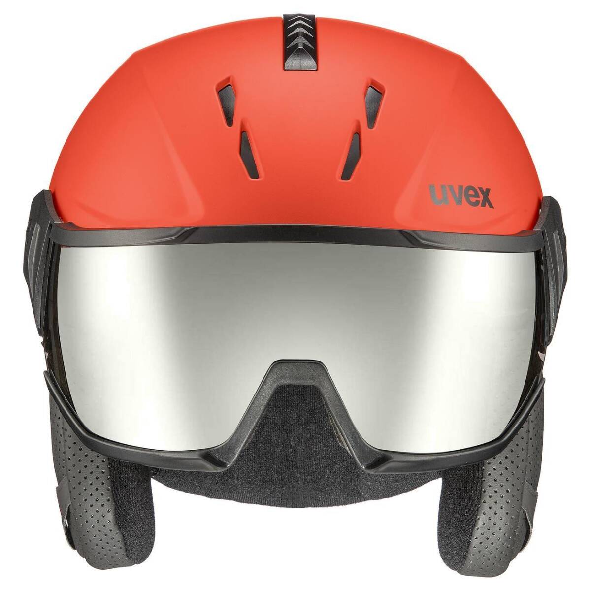 Uvex İnstinct Visor Fierce Kırmızı - Siyah Mat Kayak Kaskı - 2