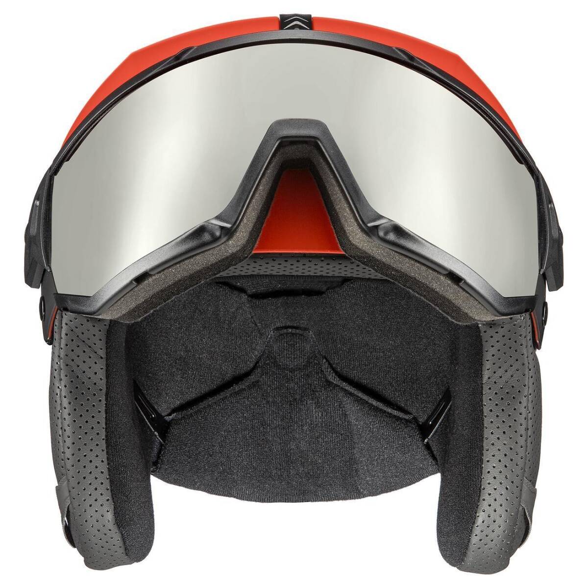 Uvex İnstinct Visor Fierce Kırmızı - Siyah Mat Kayak Kaskı - 3