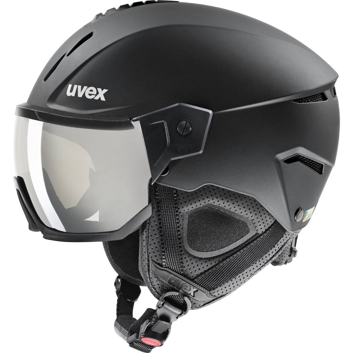 Uvex İnstinct Visor Siyah Mat Kayak Kaskı - 1