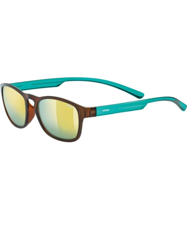 Uvex Lgl 34 Brown Turquoise/Mirror Yellow Güneş Gözlüğü 