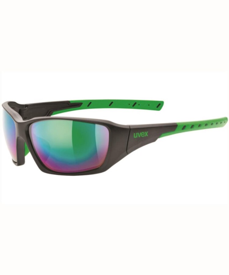 Uvex Sportstyle 219 Black Mat Green Güneş Gözlüğü 